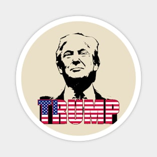 Patriot Trump President Bold Graphic Magnet